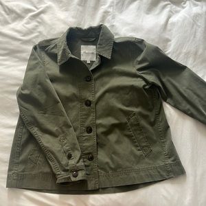 Madewell Jacket, Dark Green, XS